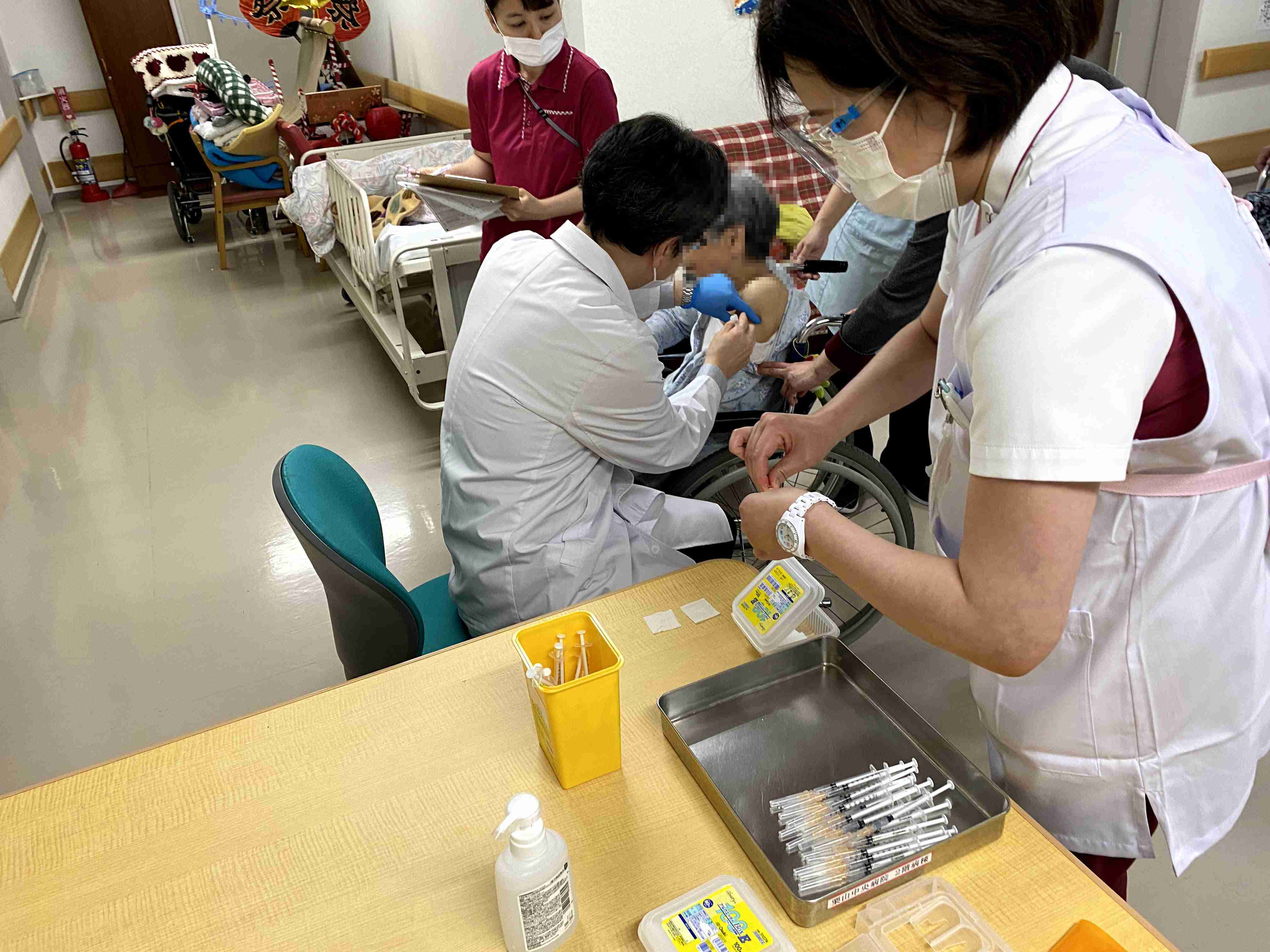 当施設での新型コロナワクチン接種状況